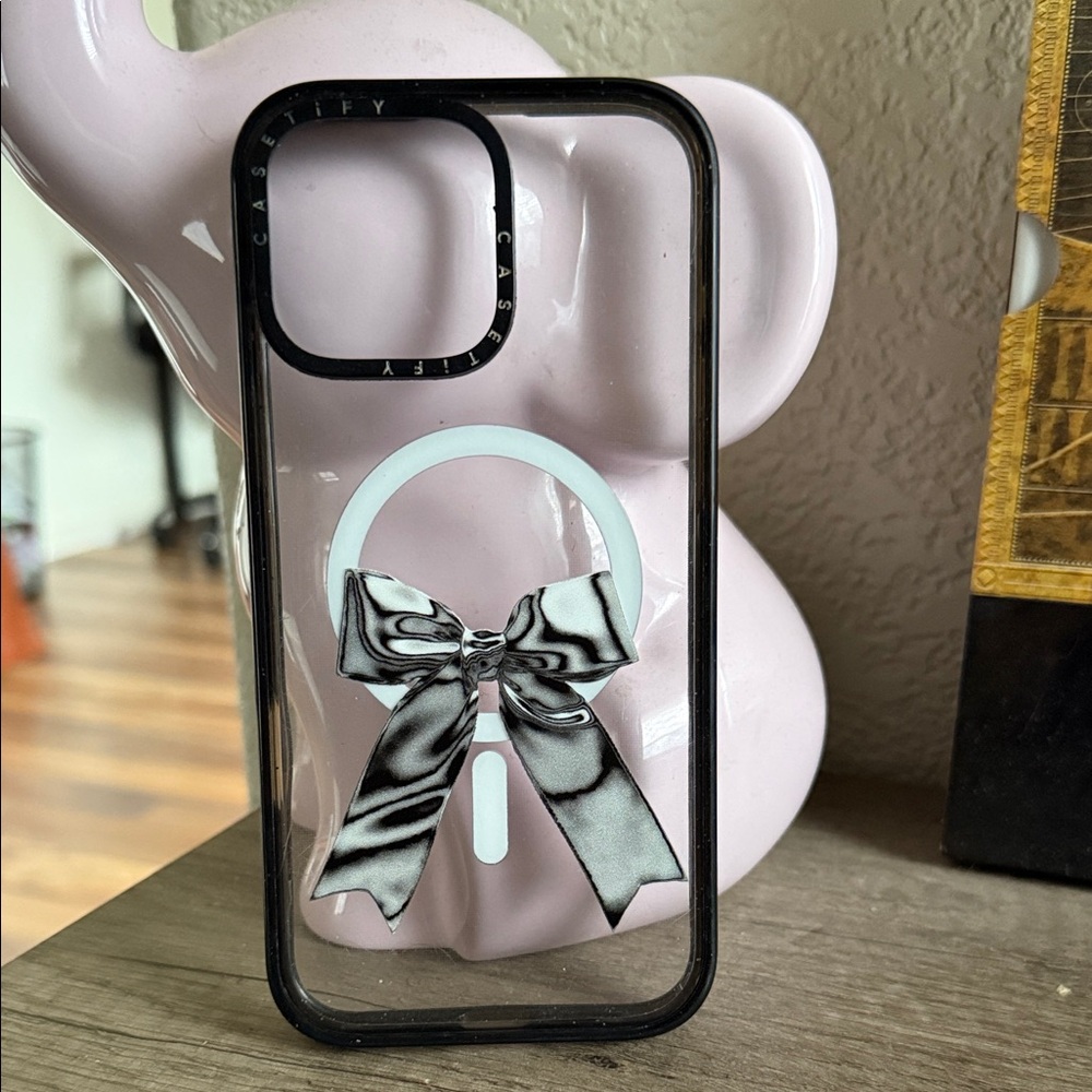 Casetify Monochrome Bow Phone Case